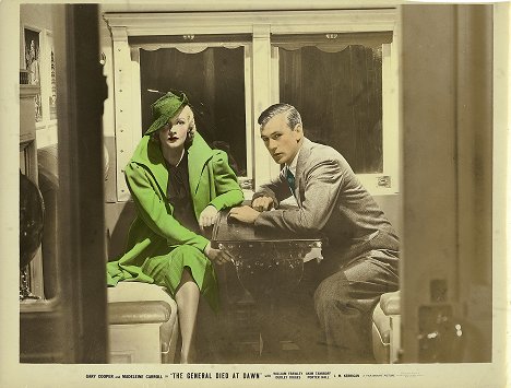 Madeleine Carroll, Gary Cooper - The General Died at Dawn - Lobby Cards