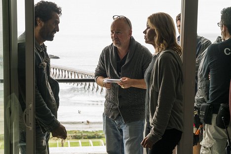 Cliff Curtis, Kim Dickens - Fear the Walking Dead - Colère - Tournage