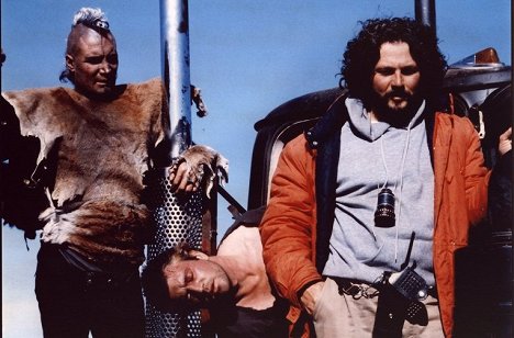 Vernon Wells, Mel Gibson, George Miller - Mad Max 2 - Asfalttisoturi - Kuvat kuvauksista