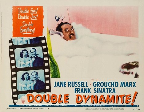 Groucho Marx - Double Dynamite - Lobbykaarten