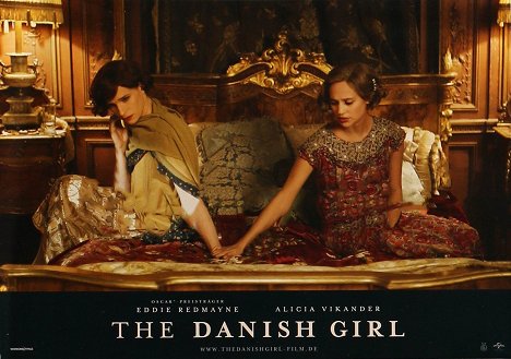 Eddie Redmayne, Alicia Vikander - The Danish Girl - Cartes de lobby