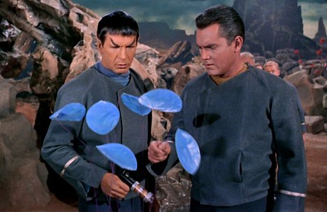 Leonard Nimoy, Jeffrey Hunter - Star Trek: The Cage - Photos