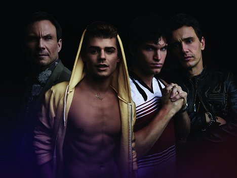 Christian Slater, Garrett Clayton, Keegan Allen, James Franco - King Cobra - Promoción