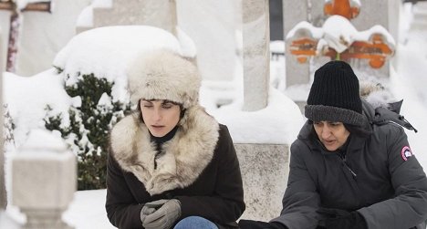 Antje Traue, Shamim Sarif - Despite the Falling Snow - Z natáčení