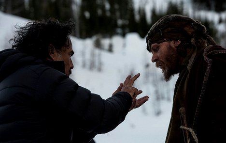 Alejandro González Iñárritu, Tom Hardy - The Revenant - Der Rückkehrer - Dreharbeiten