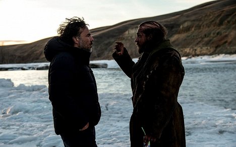 Alejandro González Iñárritu, Tom Hardy - The Revenant: O Renascido - De filmagens
