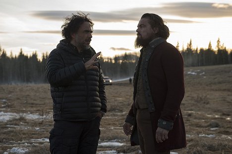 Alejandro González Iñárritu, Leonardo DiCaprio - REVENANT Zmrtvýchvstání - Z natáčení