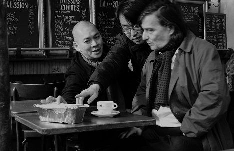 Ming-liang Tsai, Jean-Pierre Léaud - Visage - Van de set