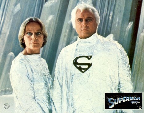 Maria Schell, Marlon Brando - Superman - Cartes de lobby