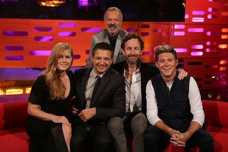 Amy Adams, Jeremy Renner, Graham Norton, Chris O'Dowd, Niall Horan - The Graham Norton Show - Filmfotók