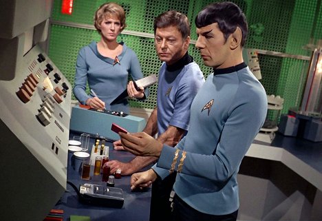 Majel Barrett, DeForest Kelley, Leonard Nimoy - Star Trek - Wink of an Eye - Photos
