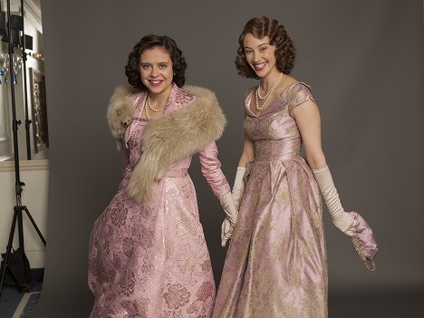 Bel Powley, Sarah Gadon - A Royal Night Out - Making of