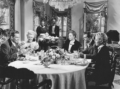 Frank Latimore, June Haver, Celeste Holm, George Montgomery, Vivian Blaine - Three Little Girls in Blue - Filmfotos