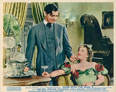 Clark Gable, Ona Munson - Vom Winde verweht - Lobbykarten