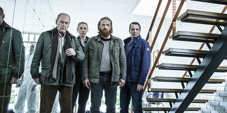 Peter Haber, Kristofer Hivju, Måns Nathanaelson - Stíny nad Stockholmem - Vraždy na konci ulice - Z filmu