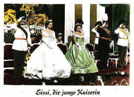 Vilma Degischer, Magda Schneider - Sissi: The Young Empress - Lobby Cards