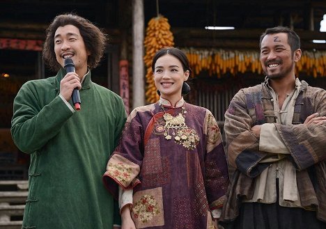 Qianyuan Wang, Qi Shu, Joseph Chang - Jian wang chun - Z natáčení