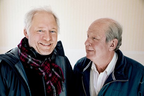 Hannes Holm, Rolf Lassgård - Ein Mann namens Ove - Werbefoto
