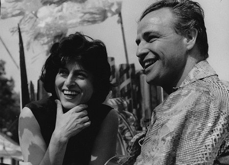 Anna Magnani, Marlon Brando - Sestup Orfeův - Z natáčení