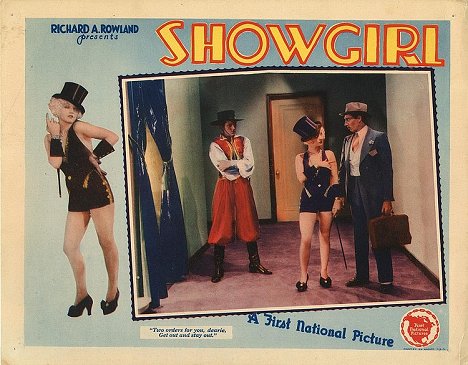 Donald Reed, Alice White, Lee Moran - Show Girl - Cartões lobby