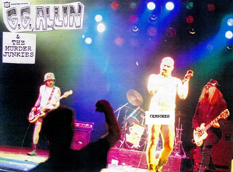 Merle Allin, GG Allin - GG Allin & The AIDS Brigade: Live in Boston 1989 - Lobbykarten
