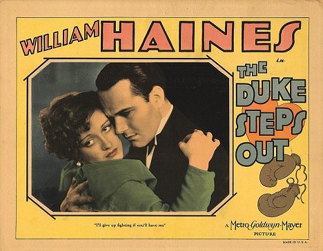 Joan Crawford, William Haines - The Duke Steps Out - Lobbykarten