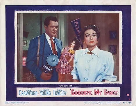 Frank Lovejoy, Joan Crawford - Goodbye, My Fancy - Lobbykarten