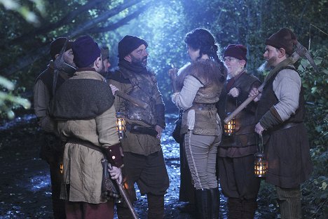 Lee Arenberg, Ginnifer Goodwin - Once Upon a Time - 7:15 A.M. - Van film