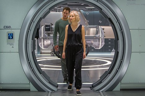 Chris Pratt, Jennifer Lawrence - Passengers - De la película