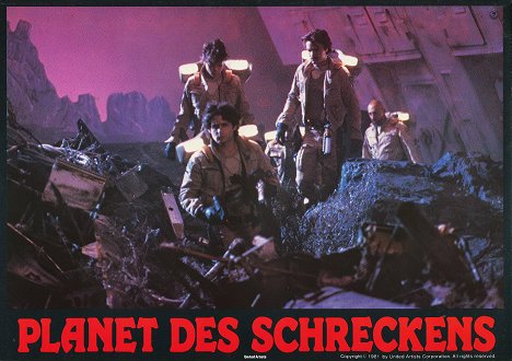 Zalman King, Erin Moran, Edward Albert, Sid Haig - Galaxy of Terror - Vitrinfotók