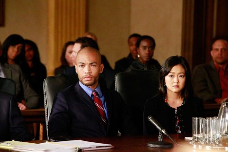 Kendrick Sampson, Amy Okuda - How to Get Away with Murder - It's Time to Move On - Photos