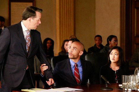 Steven Culp, Kendrick Sampson, Amy Okuda - How to Get Away with Murder - It's Time to Move On - Van film
