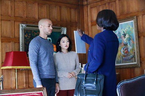 Kendrick Sampson, Amy Okuda - How to Get Away with Murder - It's Called the Octopus - Photos