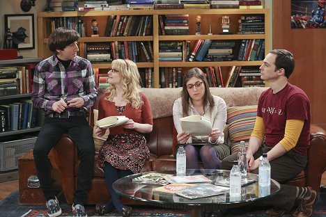 Simon Helberg, Melissa Rauch, Mayim Bialik, Jim Parsons - The Big Bang Theory - Zwischen zwei Frauen - Filmfotos