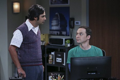 Kunal Nayyar, Jim Parsons - The Big Bang Theory - The Sales Call Sublimation - Photos