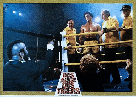 Burgess Meredith, Sylvester Stallone, Burt Young - Rocky III - Das Auge des Tigers - Lobbykarten