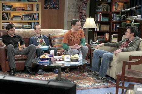 Brian Thomas Smith, Kevin Sussman, Jim Parsons, John Ross Bowie - The Big Bang Theory - Das Juwel von Mumbai - Filmfotos