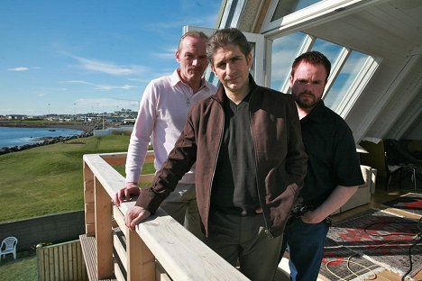 Ingvar Sigurðsson, Michael Imperioli, Petur Johann Sigfusson - Stóra planið - Dreharbeiten