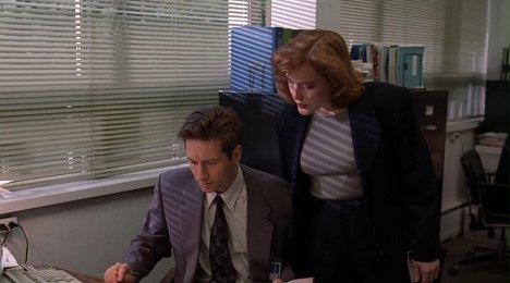 David Duchovny, Gillian Anderson - The X-Files - Roland - Van film