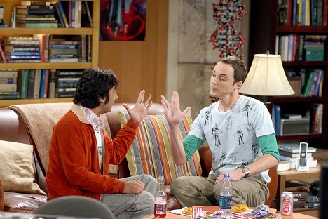 Kunal Nayyar, Jim Parsons - The Big Bang Theory - Stein, Schere, Spock - Filmfotos