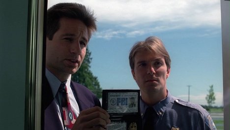 David Duchovny, John Cygan - Akte X - Blut - Filmfotos