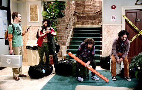 Jim Parsons, Kunal Nayyar, Simon Helberg, Johnny Galecki - The Big Bang Theory - Der Nordpol-Plan - Filmfotos