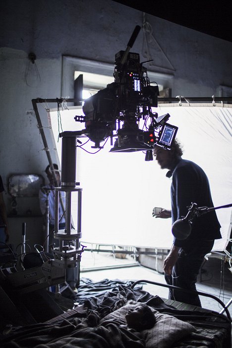 Sunny Pawar, Garth Davis - Lion - Tournage