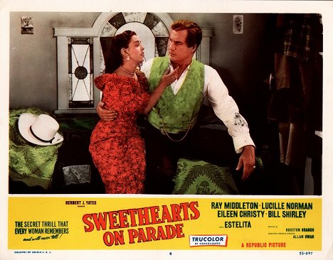 Estelita Rodriguez, Ray Middleton - Sweethearts on Parade - Lobbykaarten