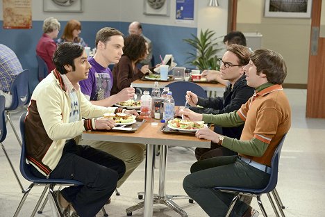 Kunal Nayyar, Jim Parsons, Johnny Galecki, Simon Helberg - The Big Bang Theory - Sex auf der Waschmaschine? - Filmfotos