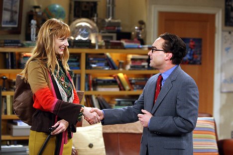 Judy Greer, Johnny Galecki - The Big Bang Theory - Vierer ohne Sheldon - Filmfotos