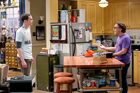 Jim Parsons, Johnny Galecki - The Big Bang Theory - The Status Quo Combustion - Photos