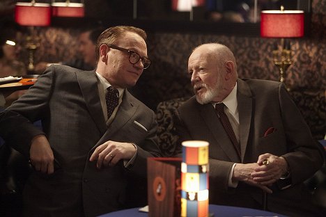 Jared Harris, William Morgan Sheppard - Mad Men - Auf Händen und Knien - Filmfotos