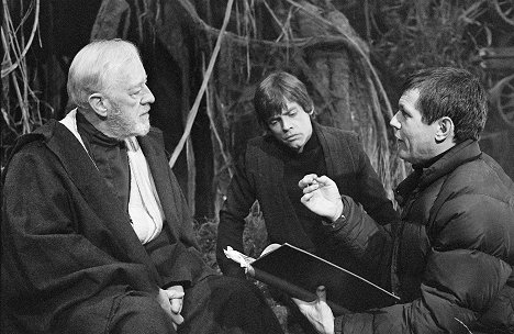 Alec Guinness, Mark Hamill, Richard Marquand - Star Wars : Episode VI - Le retour du Jedi - Tournage