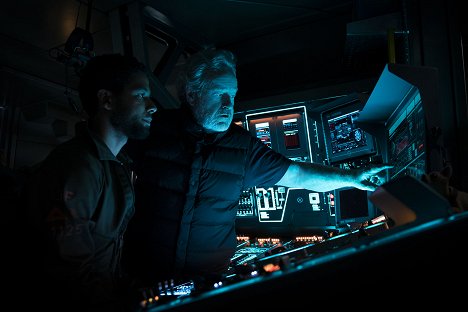 Jussie Smollett, Ridley Scott - Alien: Covenant - Forgatási fotók